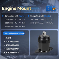 Front Right Engine Mount Compatible with Acura Honda TL TSX Accord Auto Trans Re