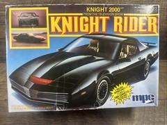 MPC KNIGHT RIDER 2000 TV SHOW KITT CAR MODEL KIT 1983 1:25 Open/complete