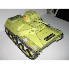 OREL 022 – 1/25 Paper model kit Military armor Tank Т-30 scale set
