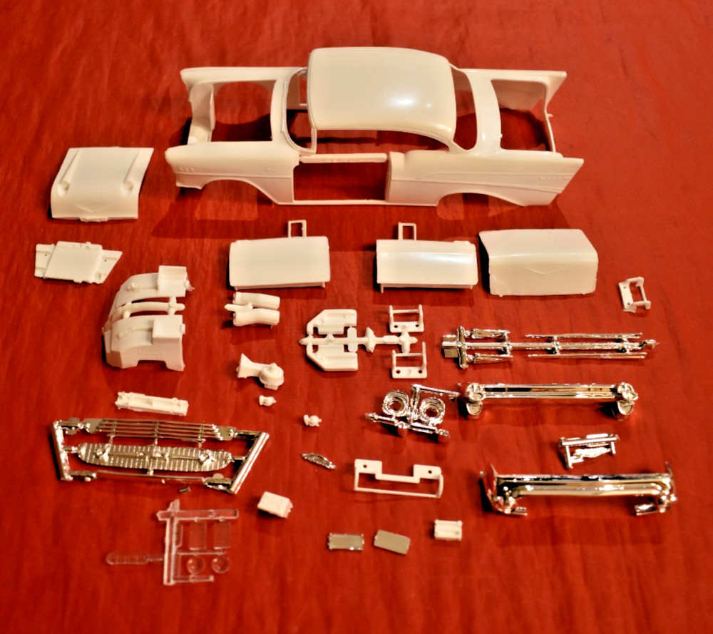 Atlantis 1957 Chevy Bel Air Body Parts 1/25