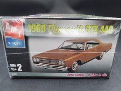 🔥😎AMT ERTL 1969 Plymouth GTX 440 Street Custom 1:25 Model Kit Muscle 31930😎🔥