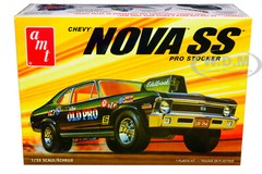SKILL 2 MODEL KIT 1972 CHEVROLET NOVA SS “PRO STOCKER” 1/25 SCALE AMT AMT1142 M