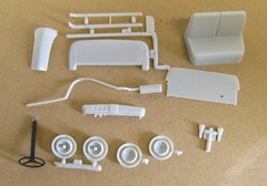 JUNK YARD 101 PARTS STASH, FOR ’37 CHEV CPE DECALS, LOTS OF CHROME,BUMPERS etc.