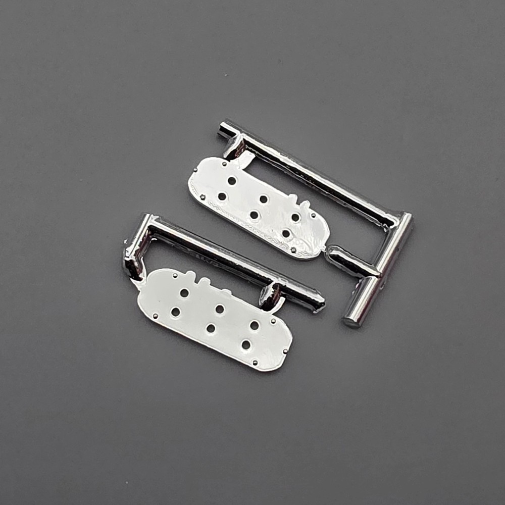Monogram 1/24 58 Ford Thunderbird Parts Kit Bash Chrome Custom Taillight Panels