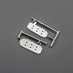 Monogram 1/24 58 Ford Thunderbird Parts Kit Bash Chrome Custom Taillight Panels