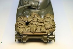 1/35 Sherman Sandbag Front “SB6” – Value Gear – For Asuka/Tasca M4A1 Kit #35-022
