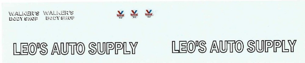 Decals by Lucas Leo’s Auto Supply 55 Chevy B/GS decal