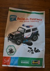 #45-1010 – Revell – Junior Kit – Police Off Road Vehicle 1:20 Plastic Kit – USED