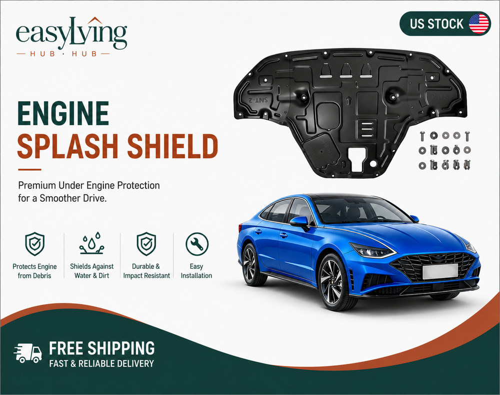 Engine Splash Shield Fit for Hyundai Sonata 2020-2023 Engine Case Guard under Co
