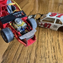 Built Model Car, Short Track Style, Late Model, Lincoln LSC 1/25 Scale