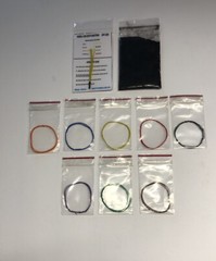 Model Car Detail Kit Yellow Distributor Black Flocking 2’ Each Detail Wire Pack
