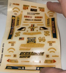 🏁 Pro Line Miniatures Model 1/43,Gto Mustang Dingman IMSA 2000 Kit 44/250 New