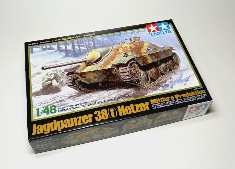 Tamiya Military Model 1/48 Jagdpanzer 38(t) Hetzer Mittlere Produktion 32511