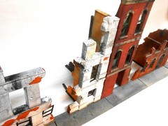Dioramas Plus “Urban Building Ruins” 1/35 Diorama Huge Kit Super Detailed WOW!