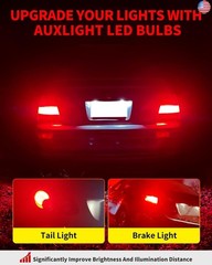 AUXLIGHT 1157 LED Bulbs 54-SMD 300% Super Bright 2057 2357 7528 1016 1034 LED