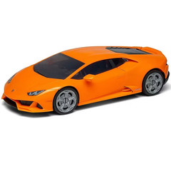 Lamborghini Huracan EVO Orange Snap Together (Skill 1) Painted Plastic Model Car