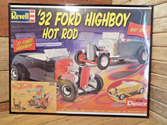 1932 Revell Ford Hot Rod Model Kit 1/8 HIGHBOY MR. GASSER – Comes With Frame!