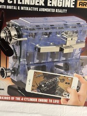 New Machine Works 4 Cylinder Engine AR W/Digital & Interactive Augmented Reality