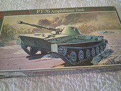 Glencoe Models 1/32 PT-76 Amphibious Tank Model Kit #06401