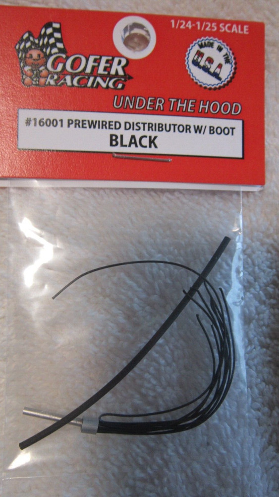GOFER RACING PREWIRED DISTRIBUTOR WITH BOOT #16001 BLACK
