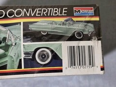 Vintage 1/24 MONOGRAM ’58 FORD T-BIRD CONVERTIBLE No. 2759 FACTORY SEALED 1987