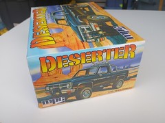 MPC 1984 GMC Deserter Pickup Truck Black 1:25 Scale Model (Parts Kit Only)