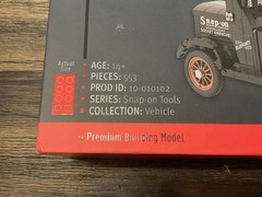 NEW SNAP-ON ATOM MINI BRICKS BRICK MODEL T SSX23P156 VINTAGE CAR NIB