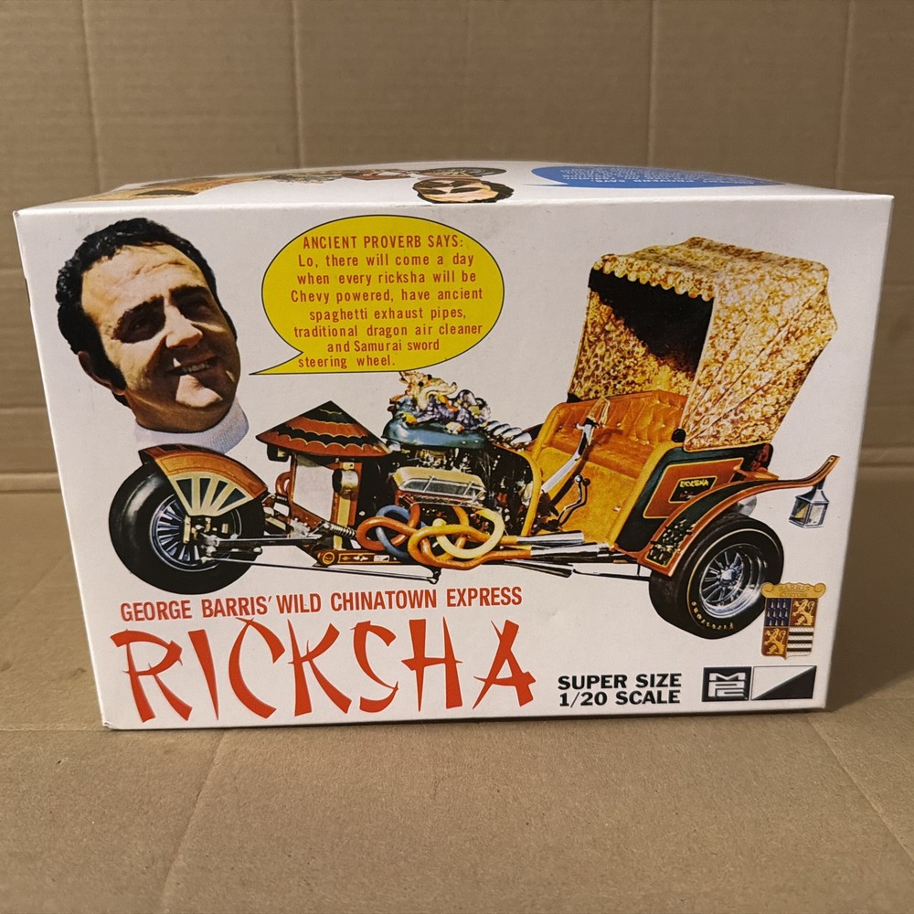 Model Kit Ricksha Wild Chinatown Express Custom Show Car MPC Retro Deluxe 1:20