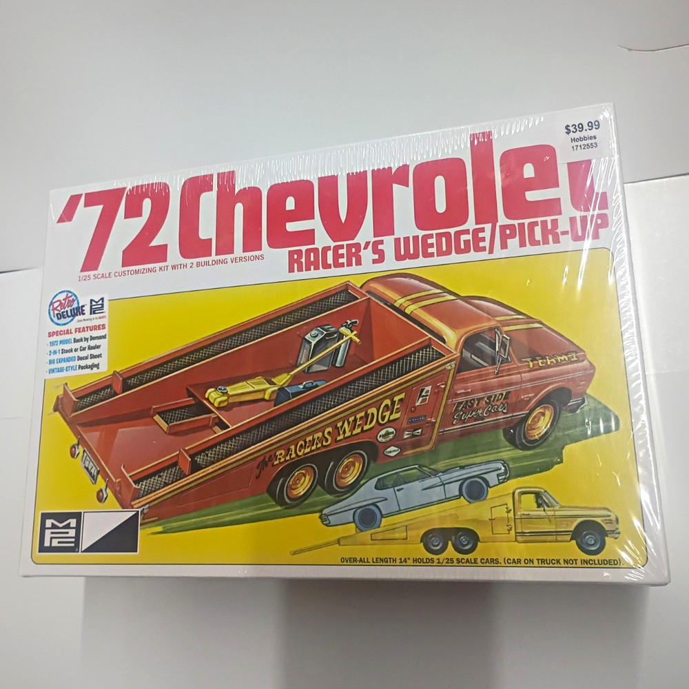 MPC ’72 Chevrolet Racer’s Wedge Pick-Up 1:25 Plastic Model Kit MPC885 Sealed