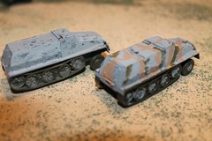 Roco Minitanks (2) WWII German half -tracked DBGM made Austria