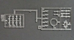 Dragon 1/35th Scale Kingtiger Porsche Turret – Clear Parts from Kit No. 6848