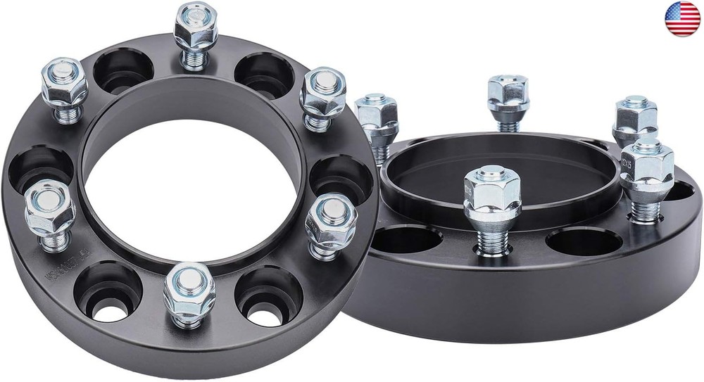 IRONTEK 1.25″ 6×139.7mm Wheel Spacers (M12x1.5, 106mm Hub Bore) 6×5.5” Forged
