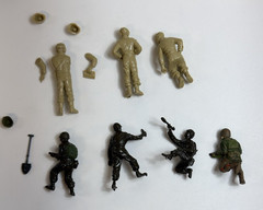 Vintage Tamiya Pkw.K1 Type 82 Kubelwagen 1/35 Model Kit 1971 Parts Lot