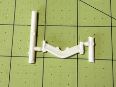 AMT 620 1/25 White Freightliner Dual Drive Kit Bash Parts Front Engine Mount