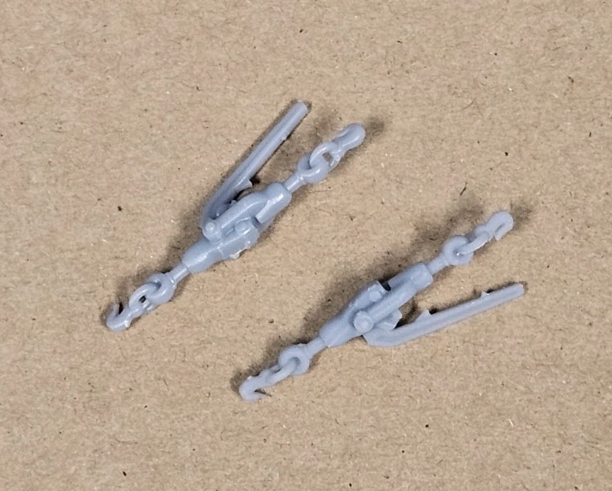 RESIN 3D PRINTED 1/24 1/25 CHAIN LOAD BINDER, BOOMER QTY 2