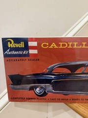 Revell Cadillac Eldorado Brougham Model Kit 1244 Sealed Vintage w/ Figures