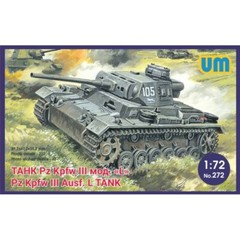 UNIMODELS UM 272 Plastic scale models kit 1:72 German tank Pz.Kpfw III Ausf. L