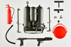 TomyTec Little Armory 1/12 FLAME THROWER M2 Plastic Model Kit