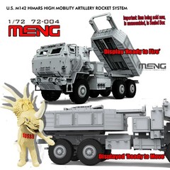 MENG 72-004 1/72 US M142 HIMARS “HIGH MOBILITY ARTILLERY ROCKET SYSTEM” KIT