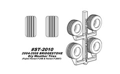 1/20 Icon Automotive Miniatures Dry Weather Grooved Bridgestone Tires #ST-2010
