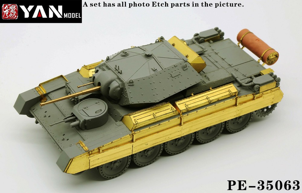 1/35 British Crusader Mk.II Tank Photo-etched Detail-up Kit for Border BT-015