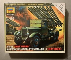 NEW- Zvezda 1/100 Model Soviet WWII Rocket Launcher BM-13 Russian “Katyusha”