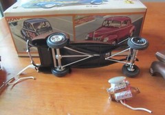 AMT 1940 Ford Deluxe Coupe Orig Issue Kit Drag Gasser Built in Box Hot Rod 60’s