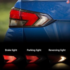 Huray Left Inner Tail Light Fit for Nissan Versa 2020-2023 LH Taillight Tail