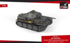 VK 36.01(H) German WWII Experimental Heavy Tank, scale 1/72 Armory AR72210