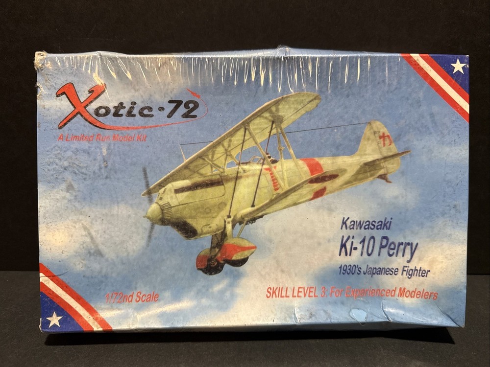 Xotic 1/72 Scale 1930’s Japanese Ki-10 Perry—Plastic Model Kit NIB
