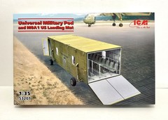 ICM 53201 1/35 Universal Military Pod w/M8A1 US Landing Mat Brand New