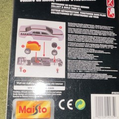 Maisto Motorized Diecast Model Kit 2000 Cadillac DeVille DTS Peel & Stick Decal