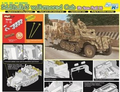 Dragon 6677 1/35 Sd.Kfz.10/5 w/Armoured Cab fur 2cm flak 38 2024 Ver. Brand New