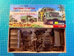 ORIGINAL MONOGRAM 4 STAR NO PM22-169 EAGER BEAVER 21/2 TON TRUCK 1957 MODEL KIT